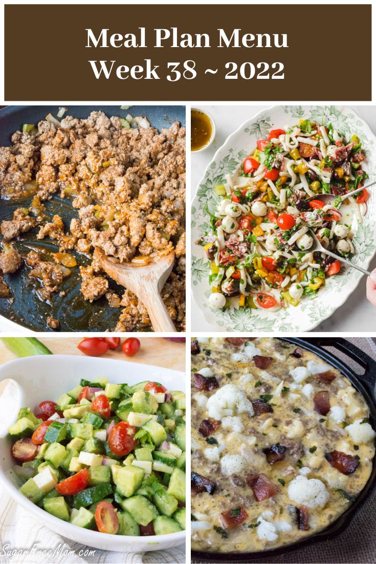 Low-Carb Keto Fasting Meal Plan Menu Week 38