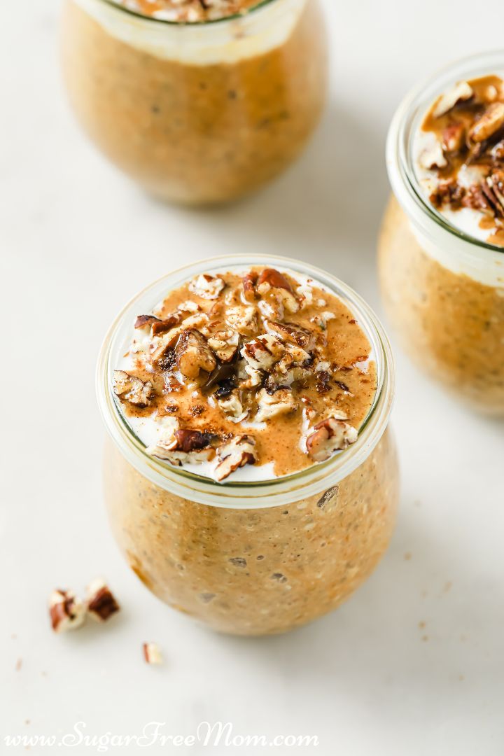 Pumpkin Spice Slow Cooker Oatmeal - The Seasoned Mom