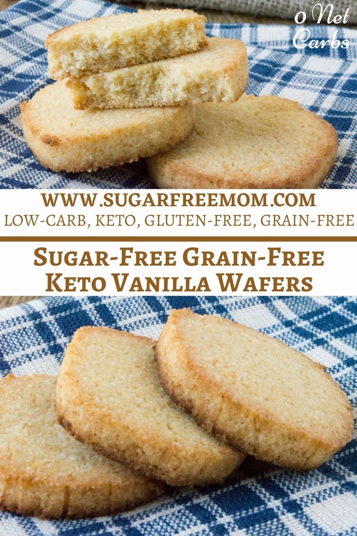 Sugar Free Grain Free Keto Vanilla Wafers (Gluten Free, Nut Free)
