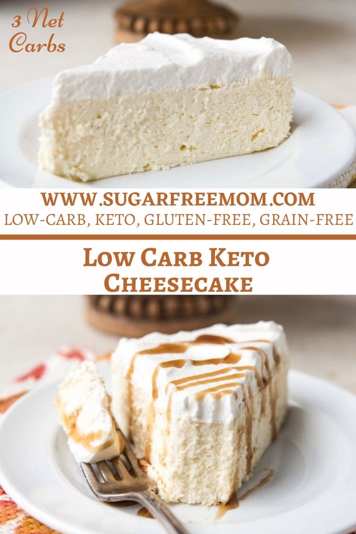 Low Carb Sugar Free Cheesecake Recipe (Keto, Gluten Free)