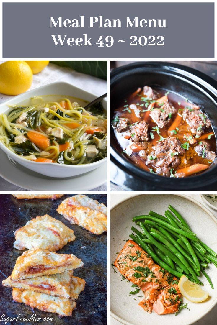 Low-Carb Keto Fasting Meal Plan Menu Week 49