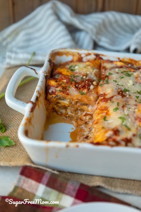 Best Quick Keto Lasagna Recipe (Low Carb, Gluten Free) - Sugar-Free Mom