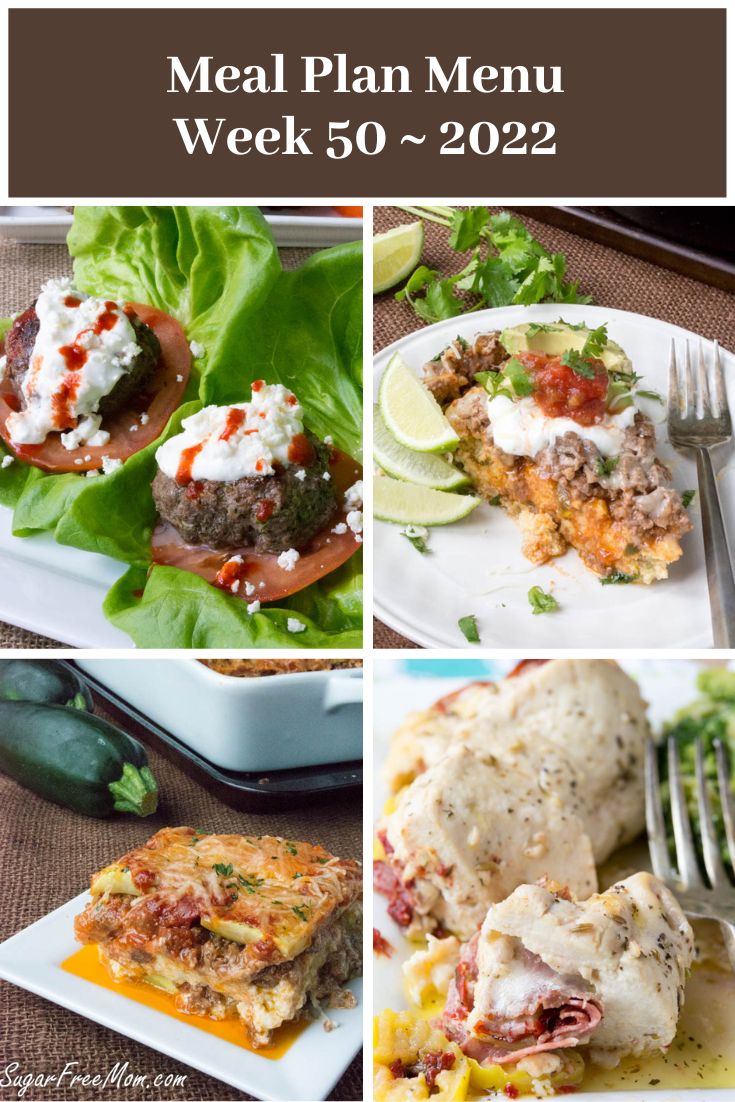 Low-Carb Keto Fasting Meal Plan Menu Week 50