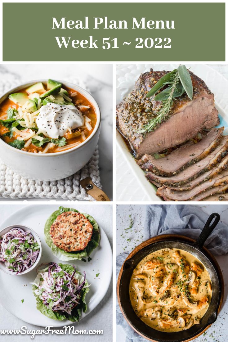 Low-Carb Keto Fasting Meal Plan Menu Week 51