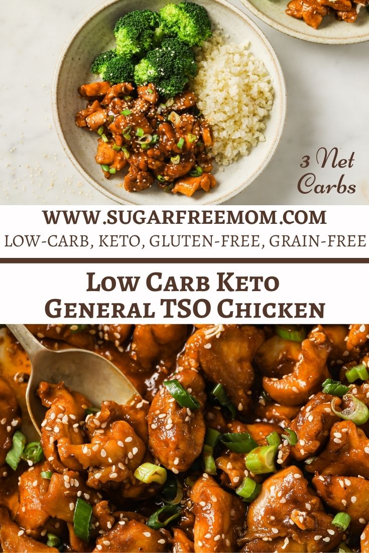 Low Carb Keto General Tso Chicken (Gluten Free, Dairy Free)