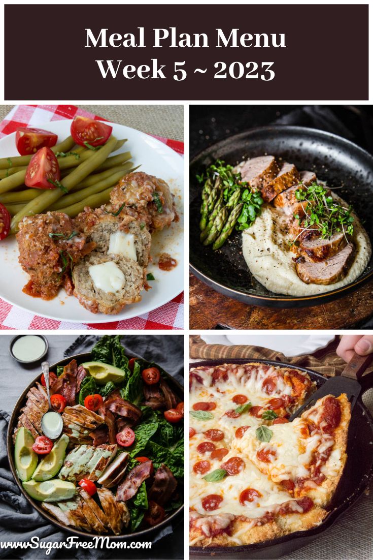 30% Off Low-Carb Keto Meal Plan Menu Week 5