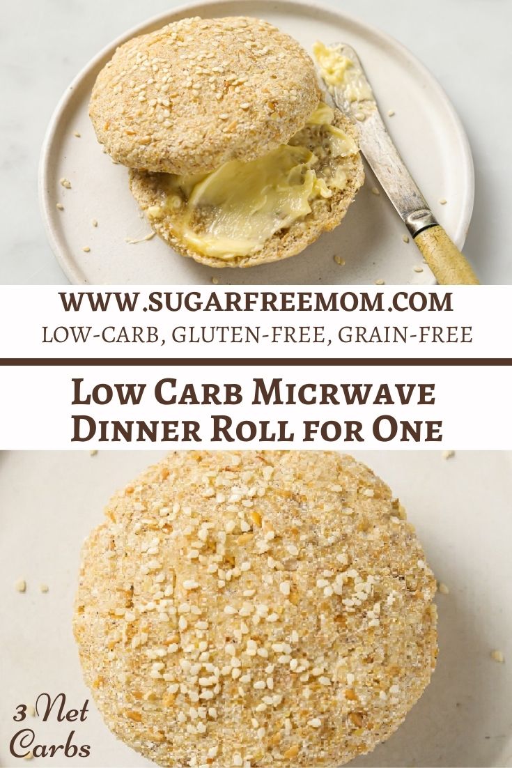 Single Serving Low Carb Dinner Rolls (Dairy Free, Gluten Free)