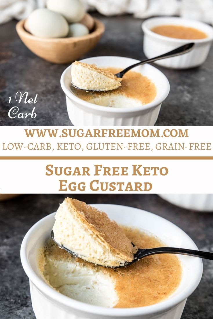 Sugar Free Keto Egg Custard (Carnivore, Low Carb, Gluten Free)