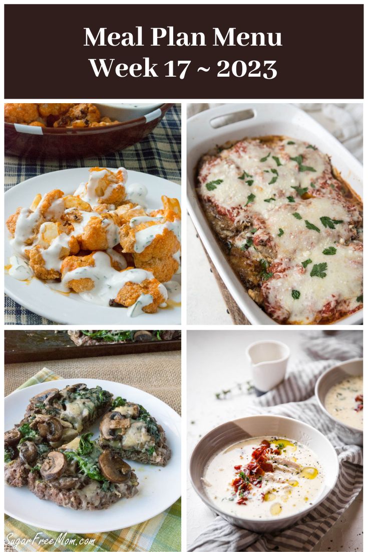 Low-Carb Keto Meal Plan Menu Week 17