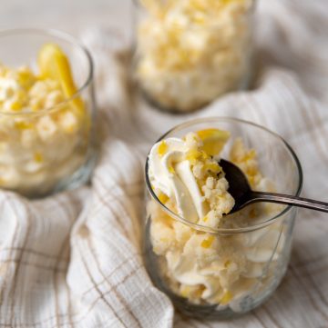 Easy Sugar Free Low Carb Keto Lemon Cheesecake Jars