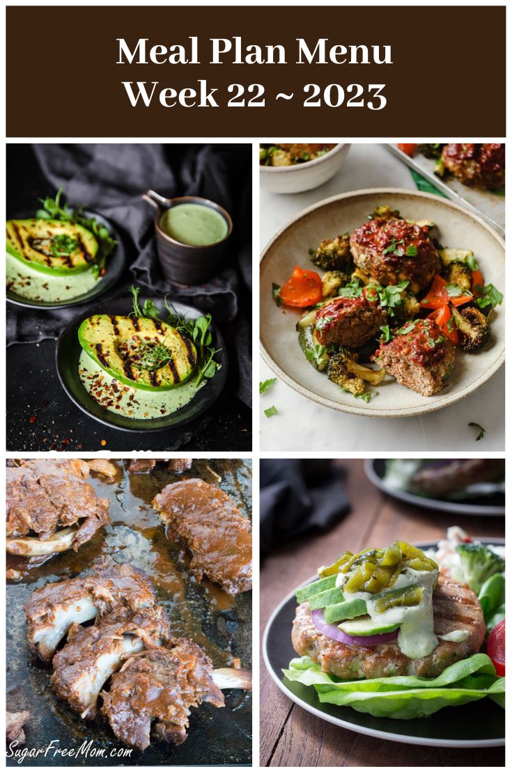 Low-Carb Keto Meal Plan Menu Week 22