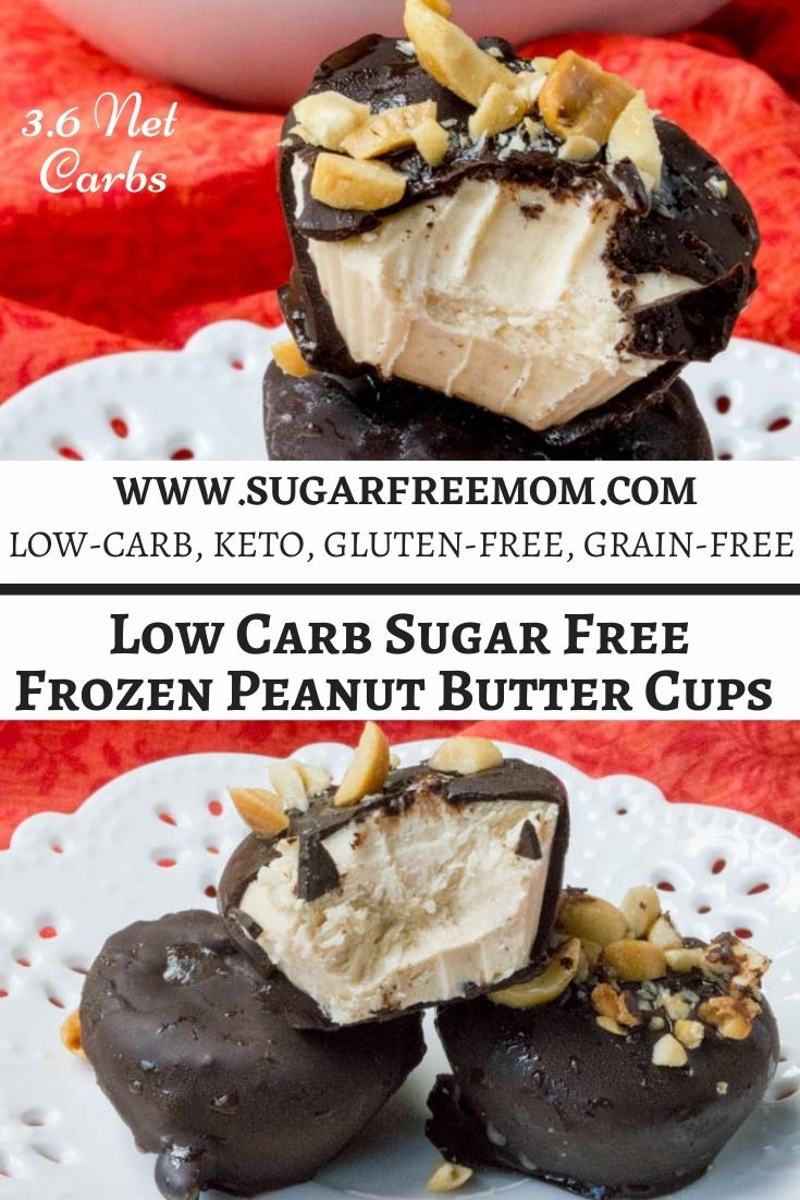 Low Carb Sugar Free Frozen Peanut Butter Cups Recipe