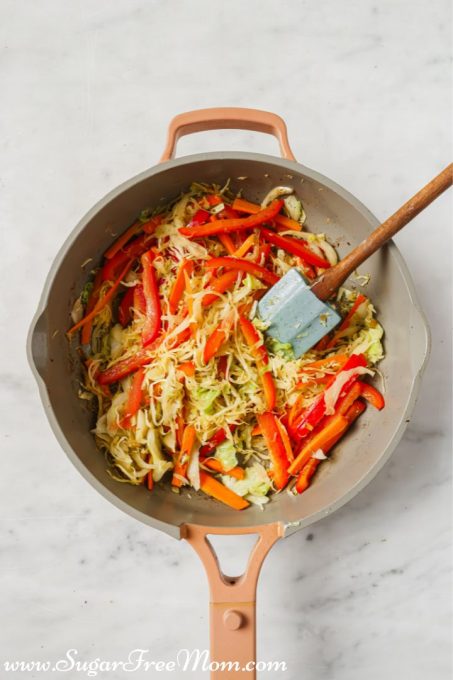 Quick Easy Low Carb Keto Shrimp Stir Fry Recipe - Sugar-Free Mom