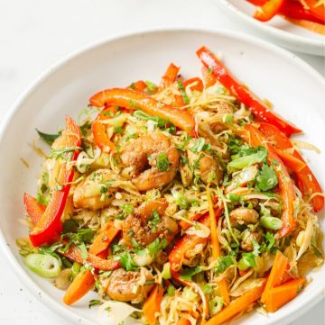 Quick Easy Low Carb Keto Shrimp Stir Fry Recipe