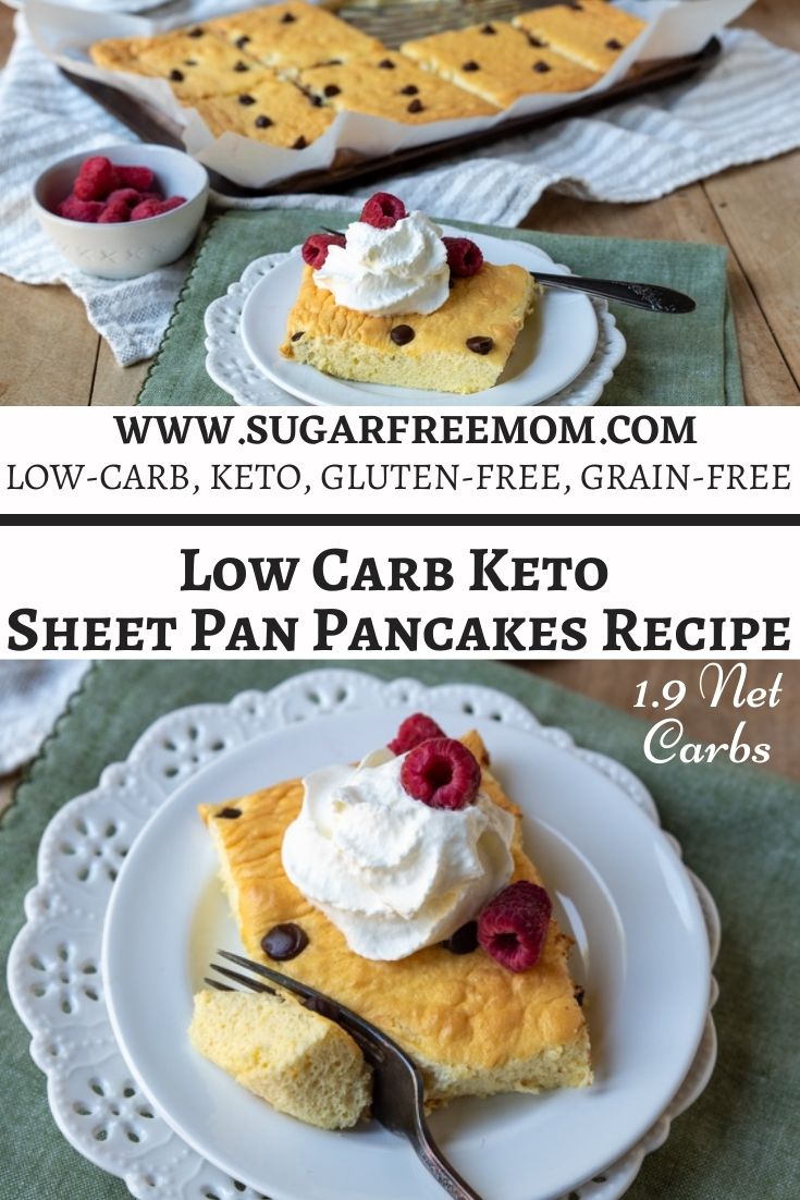Low Carb Keto Sheet Pan Pancakes Recipe (No Flour)