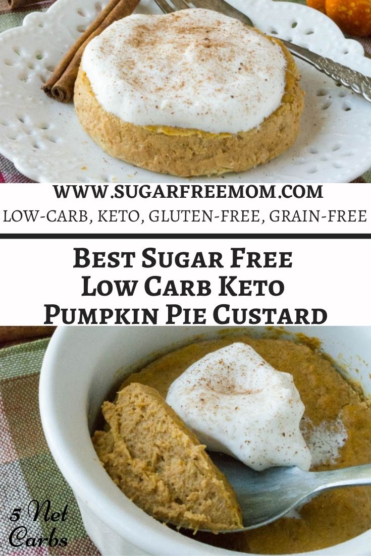 Best Sugar Free Low Carb Keto Pumpkin Pie Custard
