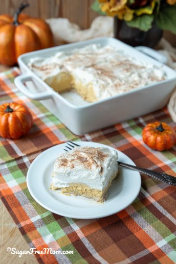 Easy Low Carb Keto Pumpkin Dessert Lasagna Recipe - Sugar-Free Mom