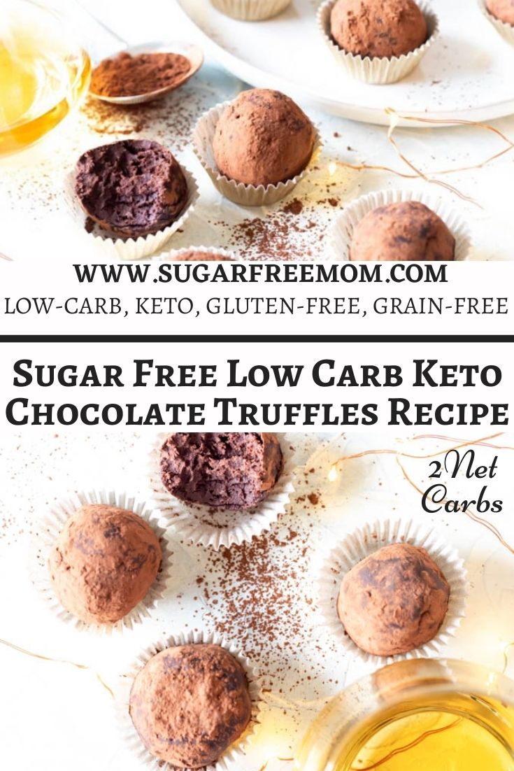 Sugar Free Low Carb Keto Chocolate Truffles Recipe