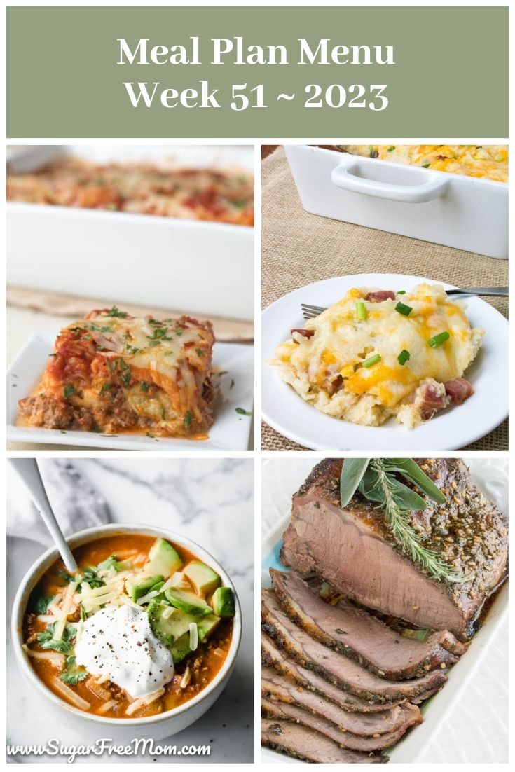 Low Carb Keto Meal Plan week 51-2023