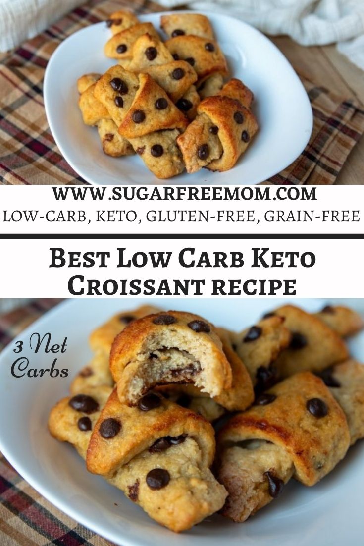 These are the tastiest keto low-carb croissants that are very easy to make and can be enjoyed on a low carb diet, or keto diet with just 3 g net carbs!
