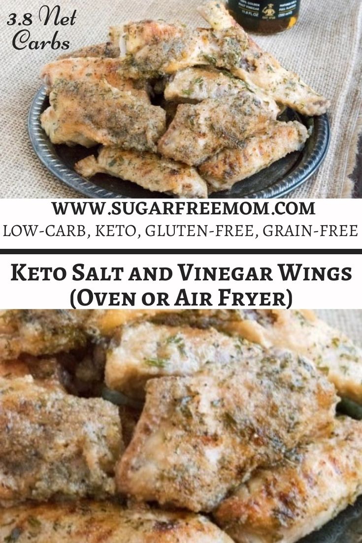 Salt & Vinegar Chicken Wings are the ultimate party finger food for any football game day or super bowl party!