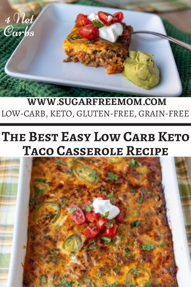 If you love Mexican food and still want to enjoy it on your low carb diet or keto diet, look no further! This very easy keto low carb casserole has all the Mexican flavors but none of the high carb! Just 4 g net carbs!