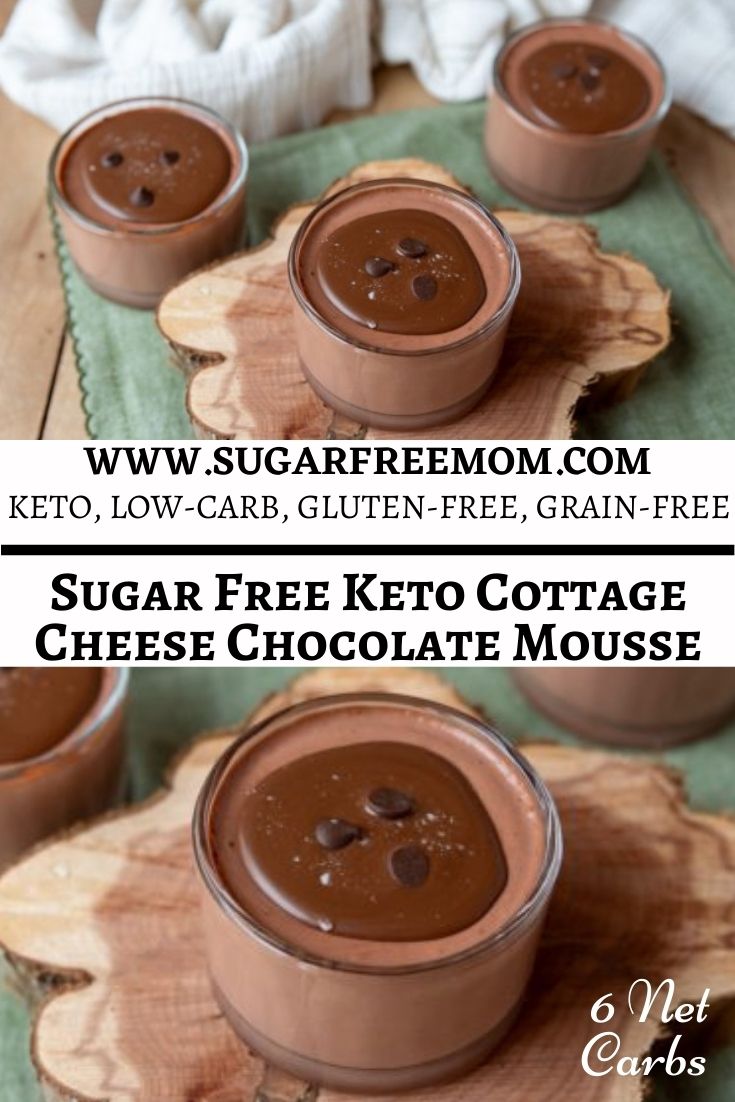 This instant sugar free keto chocolate mousse recipe takes just a minute to whip up and is packed with 19 grams of protein! 