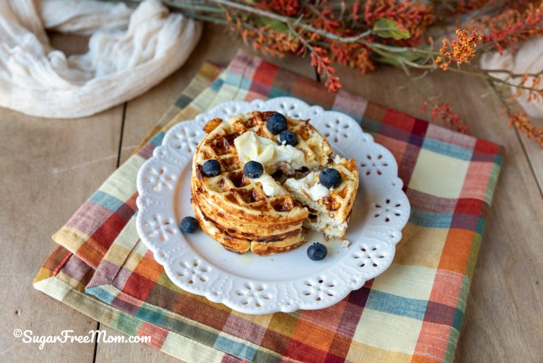 Easy Low Carb Keto Cottage Cheese Protein Waffles