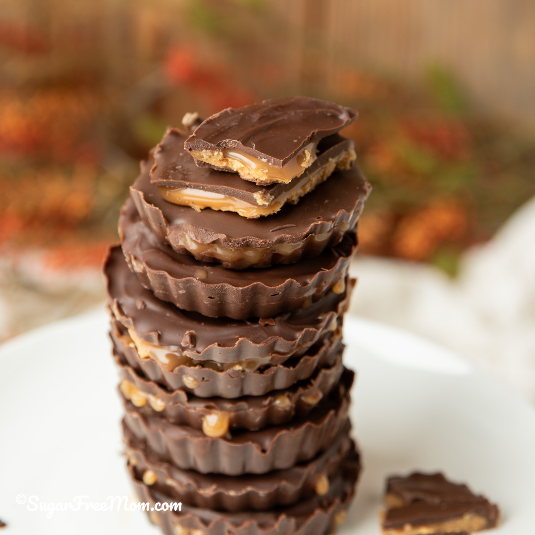 Keto Caramel Peanut Butter Cups