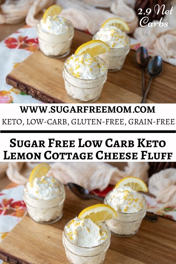 This creamy keto lemon cottage cheese fluff is even better than a keto cheesecake fluff recipe because it's got more protein and less carbs! Just 5 ingredients needed and you've got an amazing, quick and delicious sweet treat for your sweet tooth!