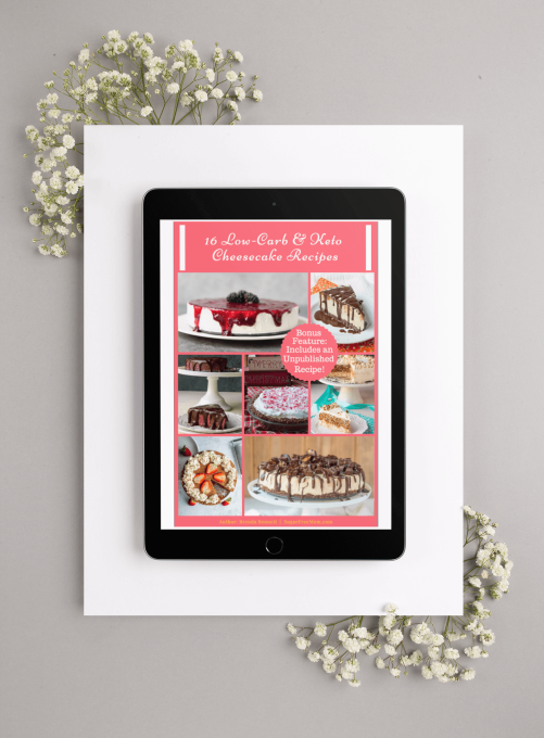 Cover image of delicious Keto cheesecake recipes