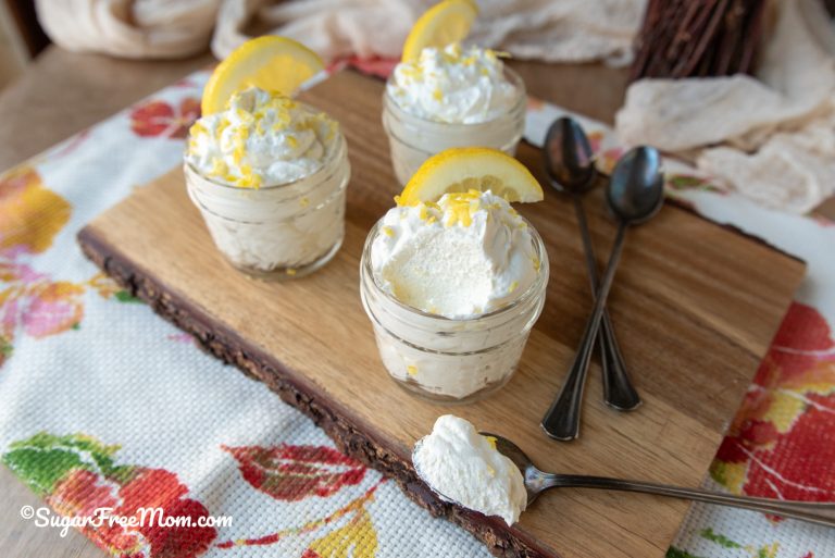 Sugar Free Low Carb Keto Lemon Cottage Cheese Fluff
