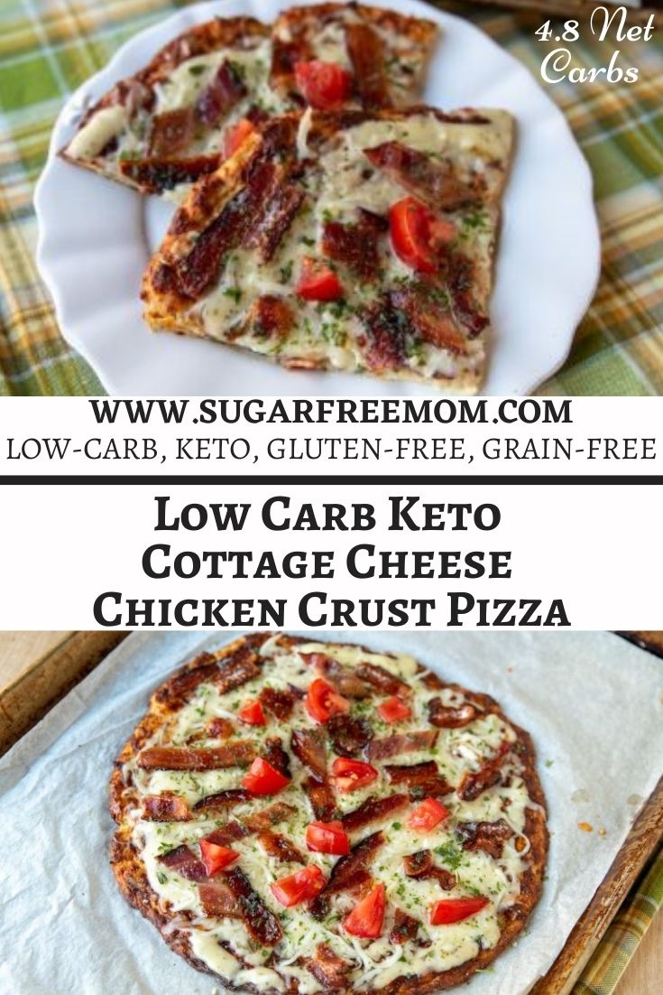 This is a personal sized low carb pizza crust that has 40 grams of protein per serving! With its delicious flavor the whole family will be asking for this high protein pizza on pizza night! Just 4.8 net carbs!