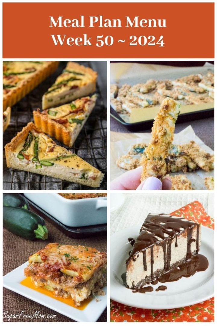 Low Carb Keto Intermittent Fasting Meal Plan week 50 - Sugar-Free Mom