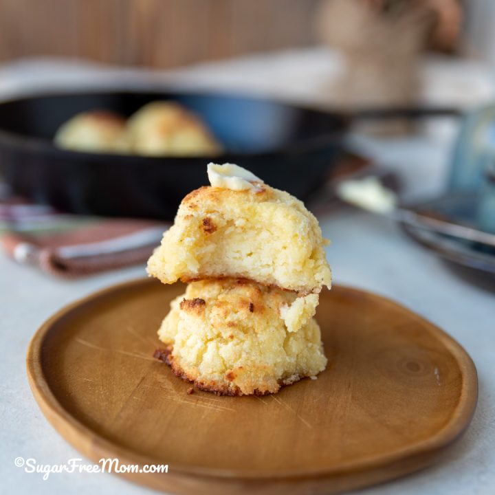Easy Cheesy Low Carb Keto Cottage Cheese Biscuits SugarFree Mom