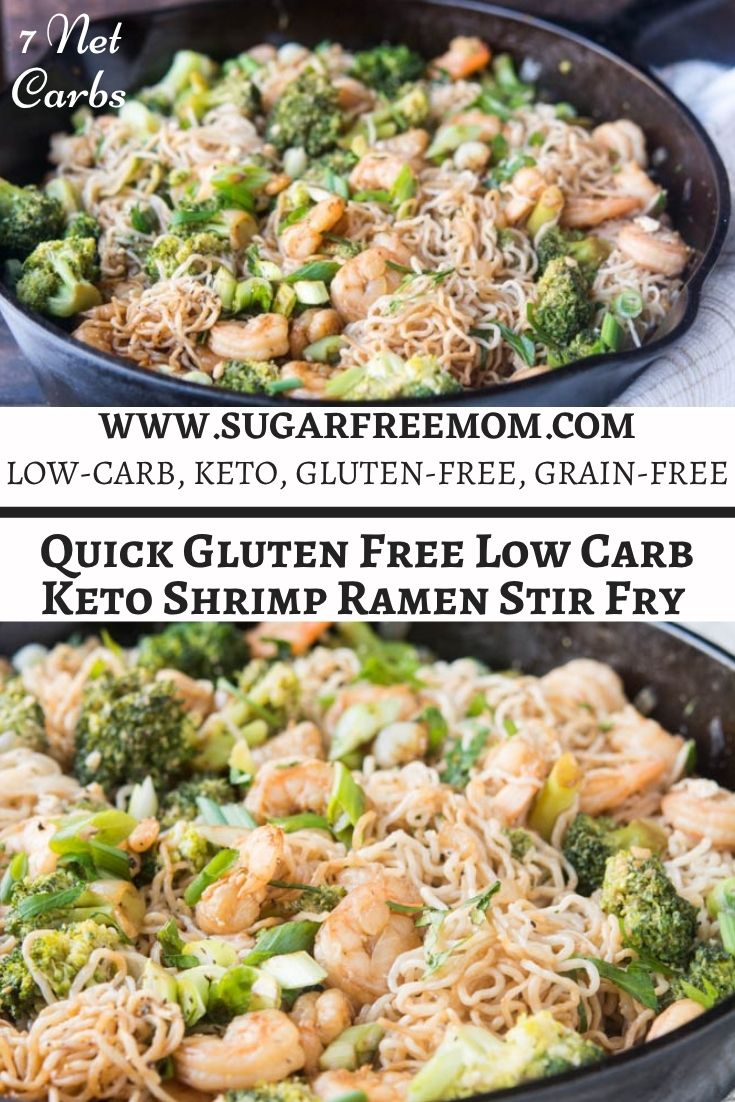 Quick Gluten Free Keto Shrimp Stir Fry