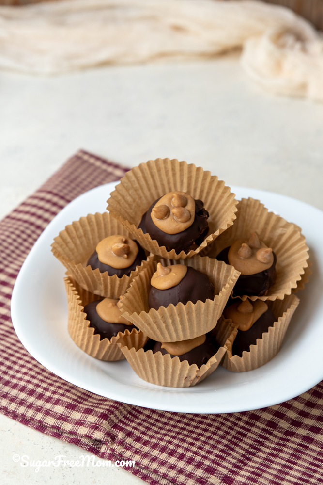 If you’re looking for a no added sugar snack that’s easy to make, low carb, keto-friendly, and downright tasty, you’re in the right place. These keto peanut butter yogurt bites are so creamy, have added protein and take minutes to make!