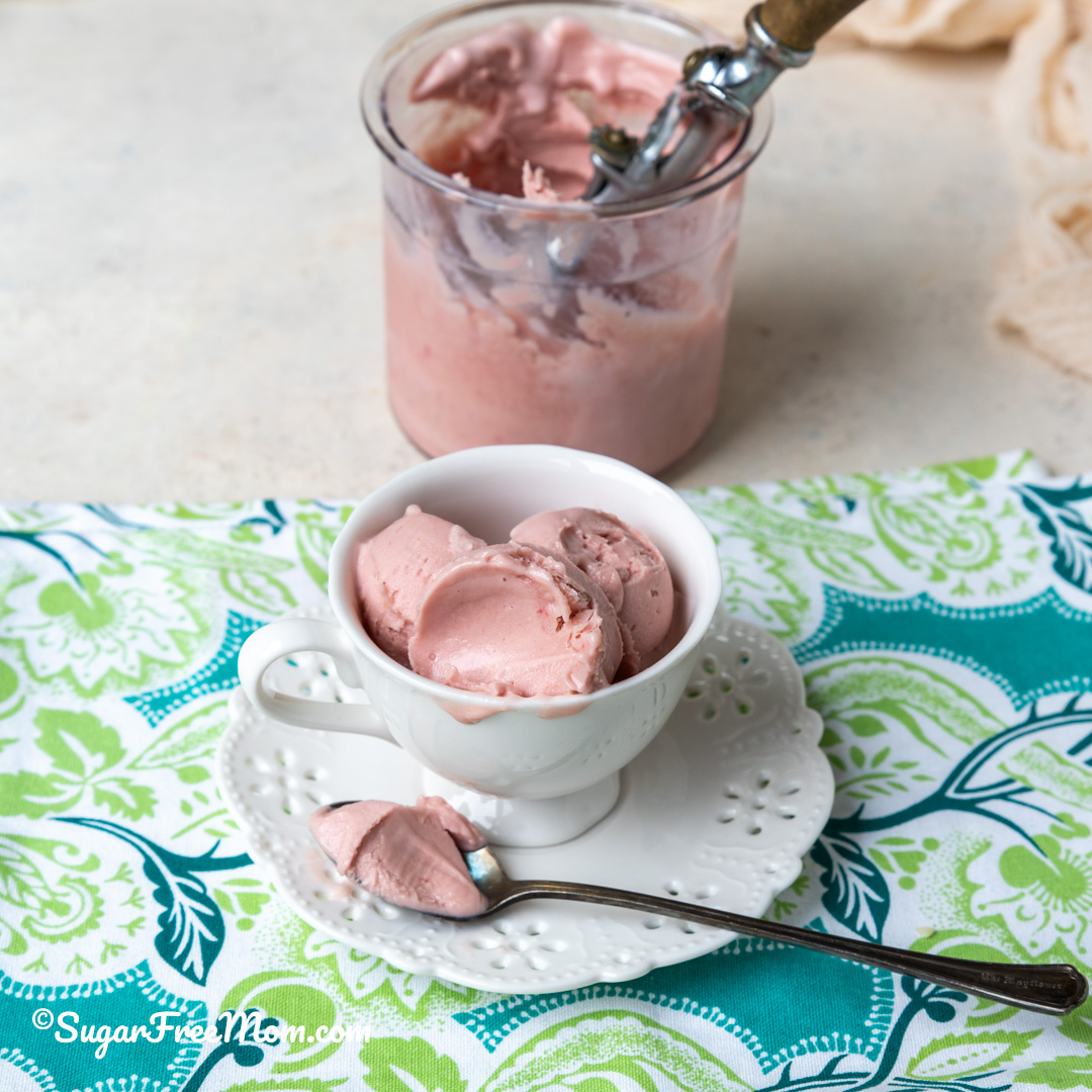 When you're looking for a low carb, sugar free ice cream but also want a little less fat and some added protein, this is the best dessert!