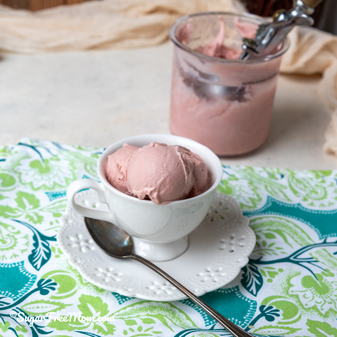 When you're looking for a low carb, sugar free ice cream but also want a little less fat and some added protein, this is the best dessert!