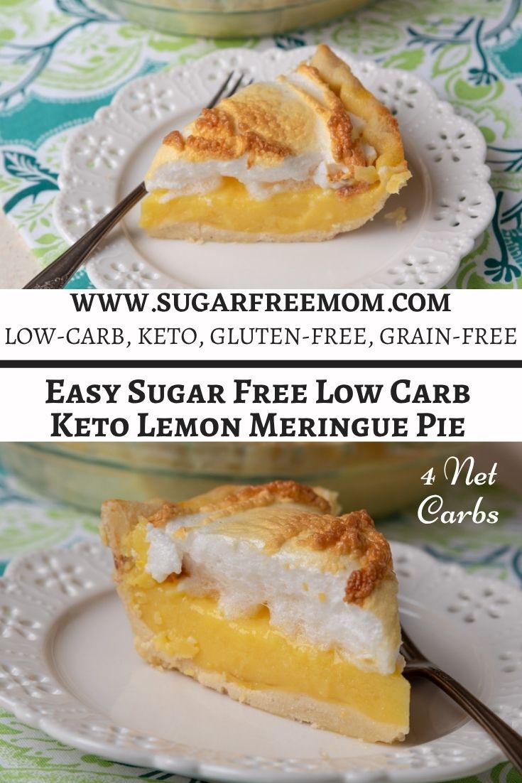 Keto Lemon Meringue Pie