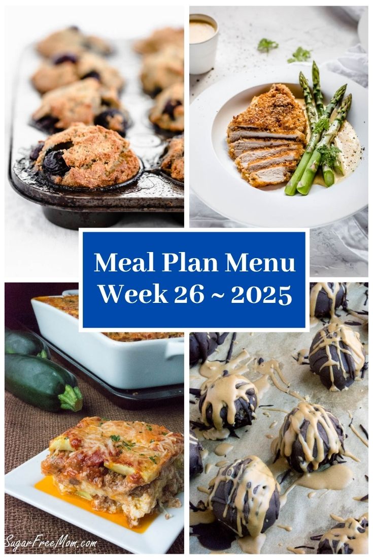 3 Easy low carb, keto and intermittent fasting weekly meal plans.