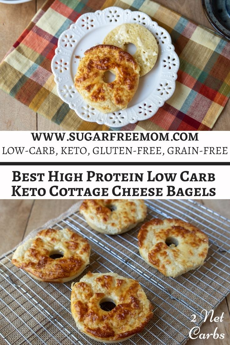 best High Protein Low Carb Keto Cottage Cheese Bagels