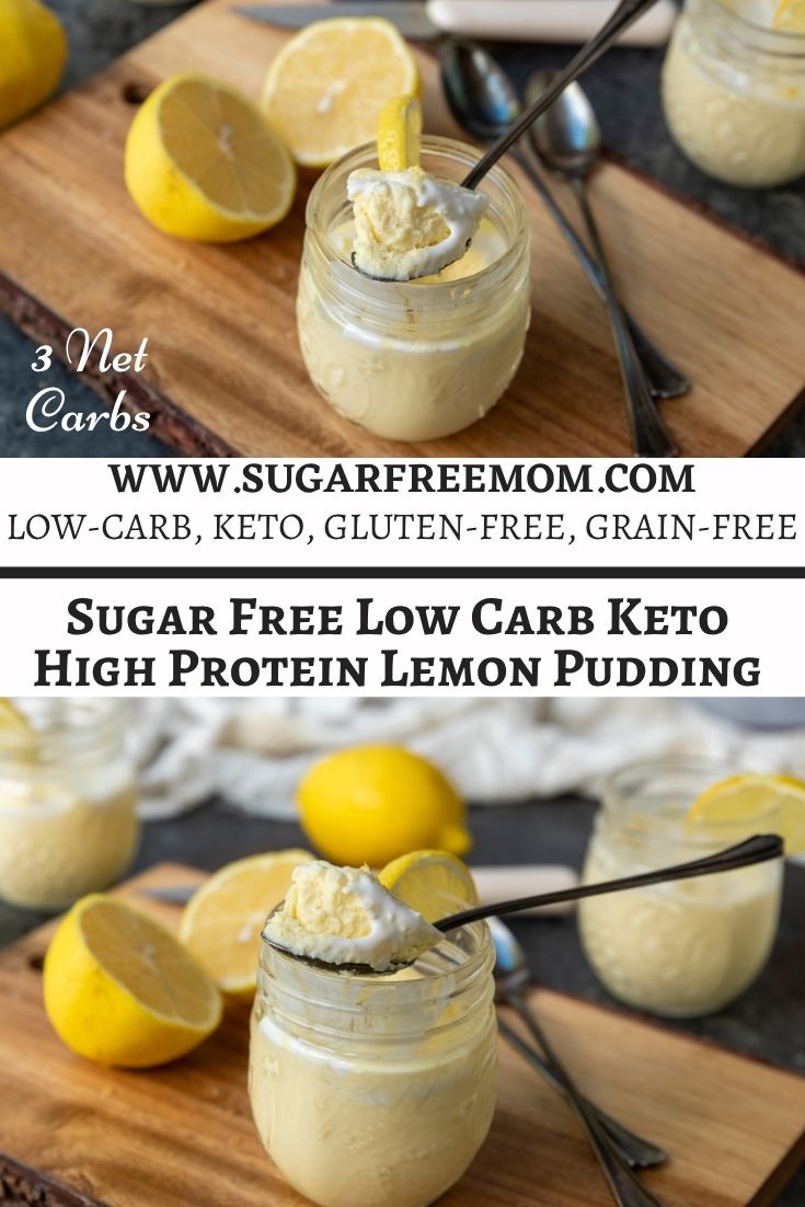 Sugar Free Keto High Protein Lemon Pudding
