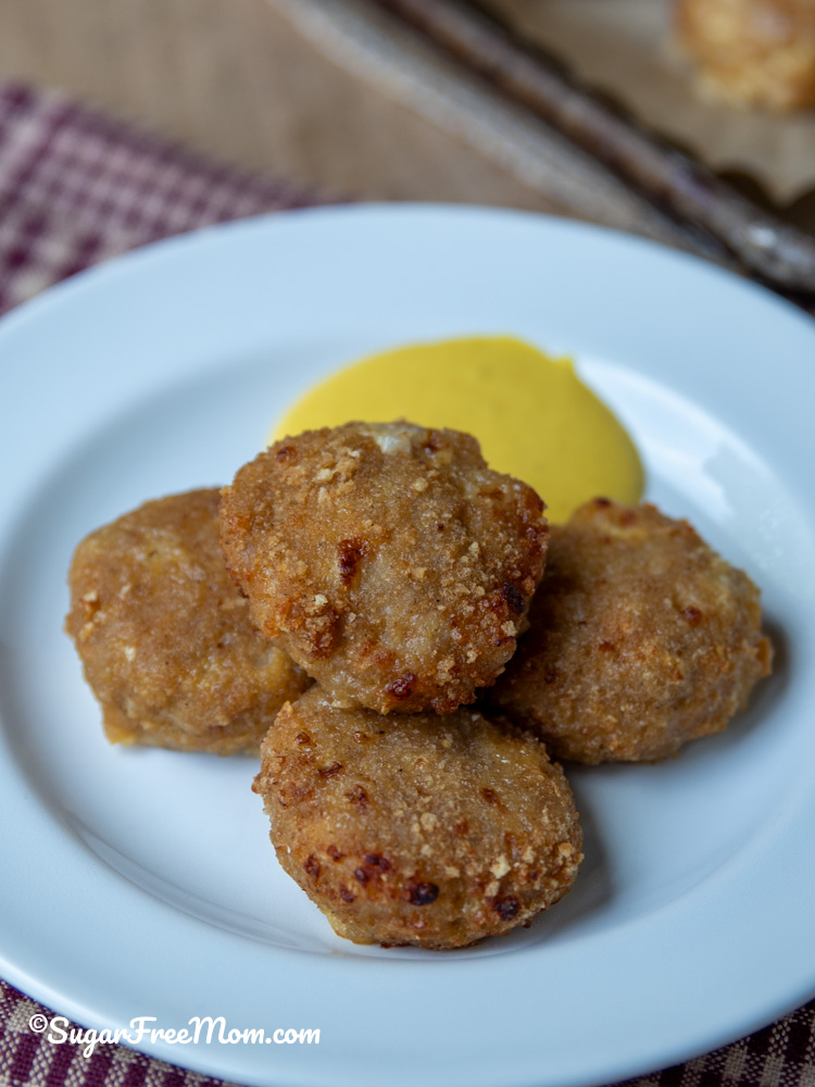 These easy keto cottage cheese chicken nuggets are quickly made in under 15 minutes and taste like fast food chicken nuggets that even picky eaters will love!