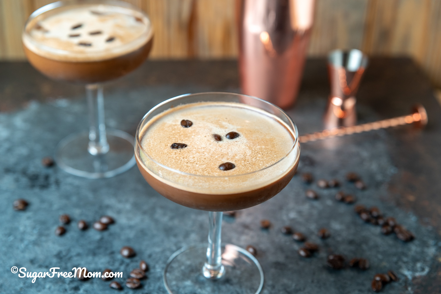 sugar free espresso mocktini