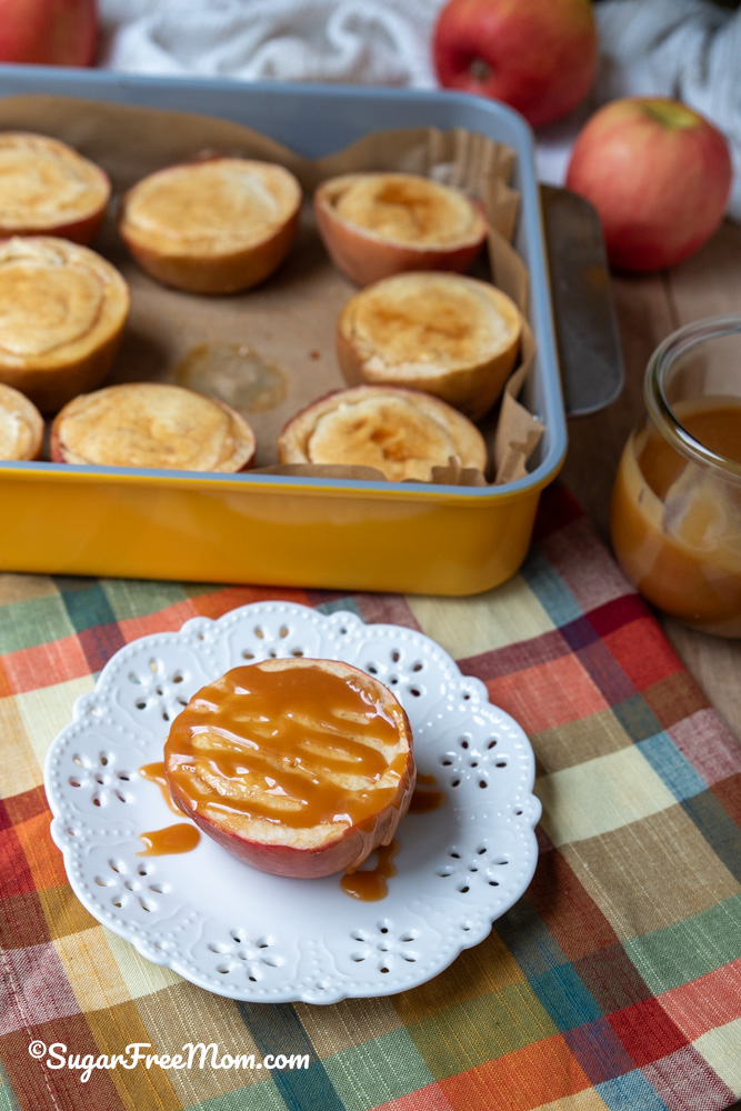 keto cheesecake stuffed apples