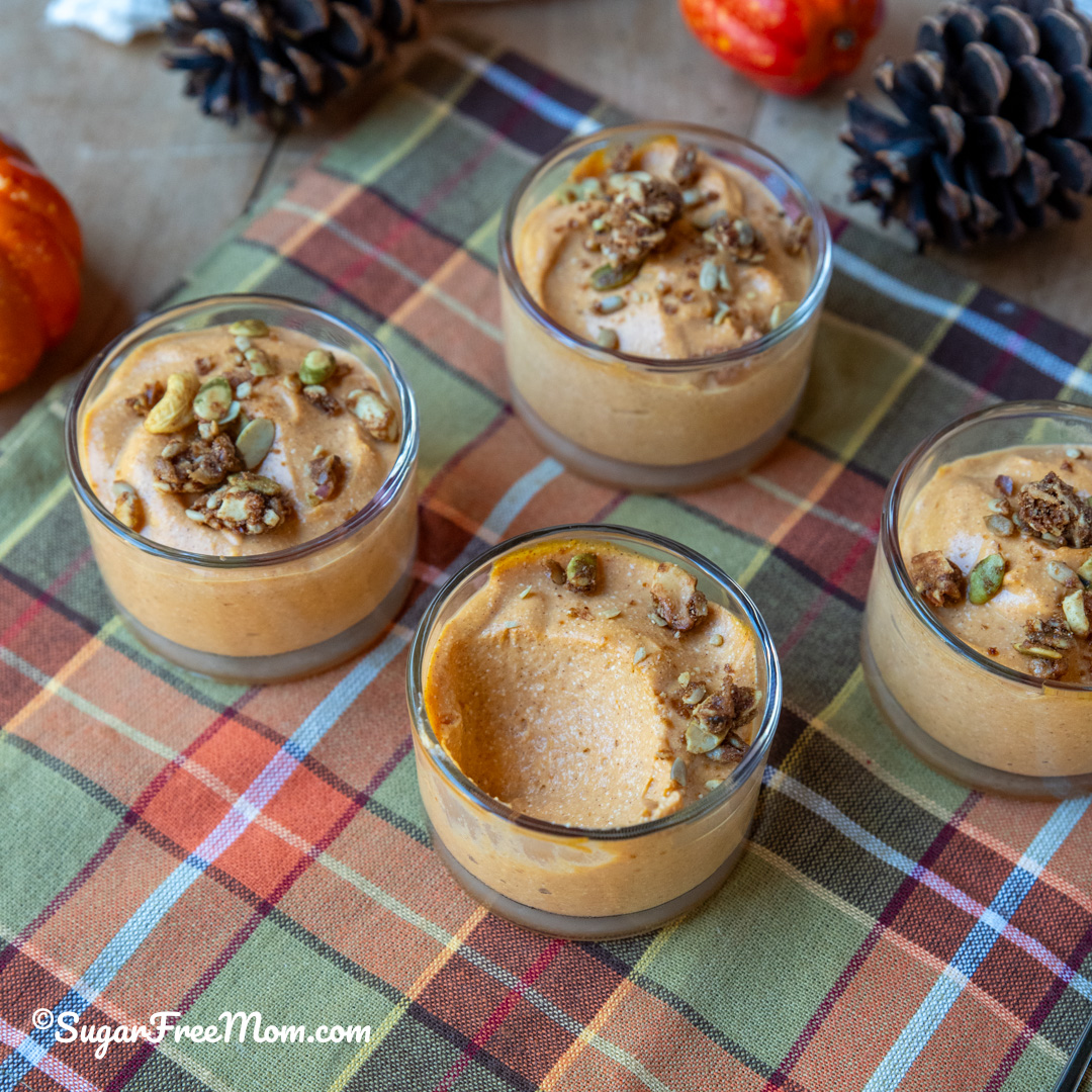 keto pumpkin mousse
