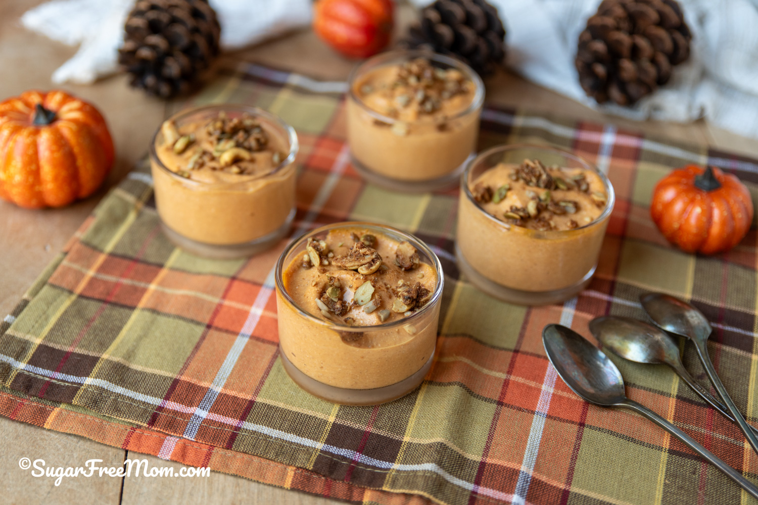keto cottage cheese pumpkin mousse