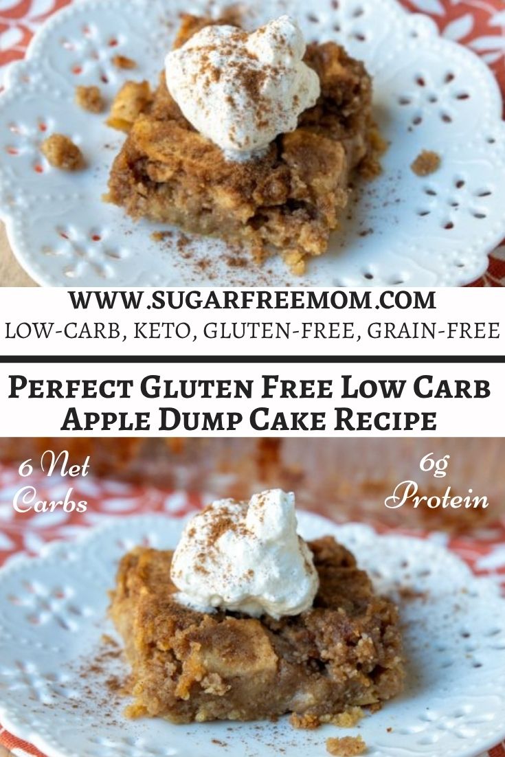 Gluten Free Low Carb Apple Dump Cake