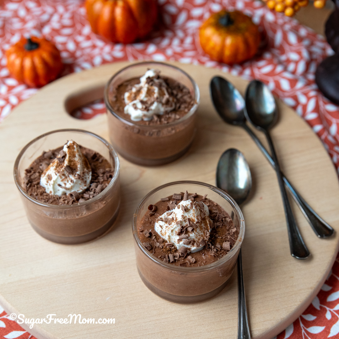 sugar free chocolate pumpkin pudding